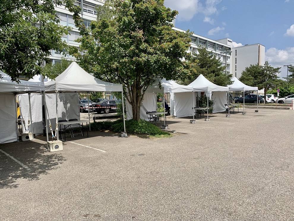 Location tente pliante stand Rhône 69