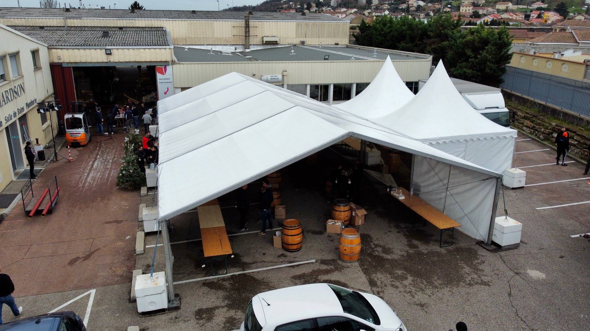 Location de chapiteau pour événement à Irigny à côté de Lyon