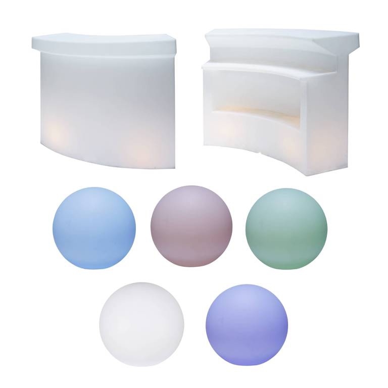 Location mobilier lumineux pour événement à Lyon